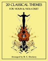 20 Classical Themes for Violin and Viola Duet P.O.D cover